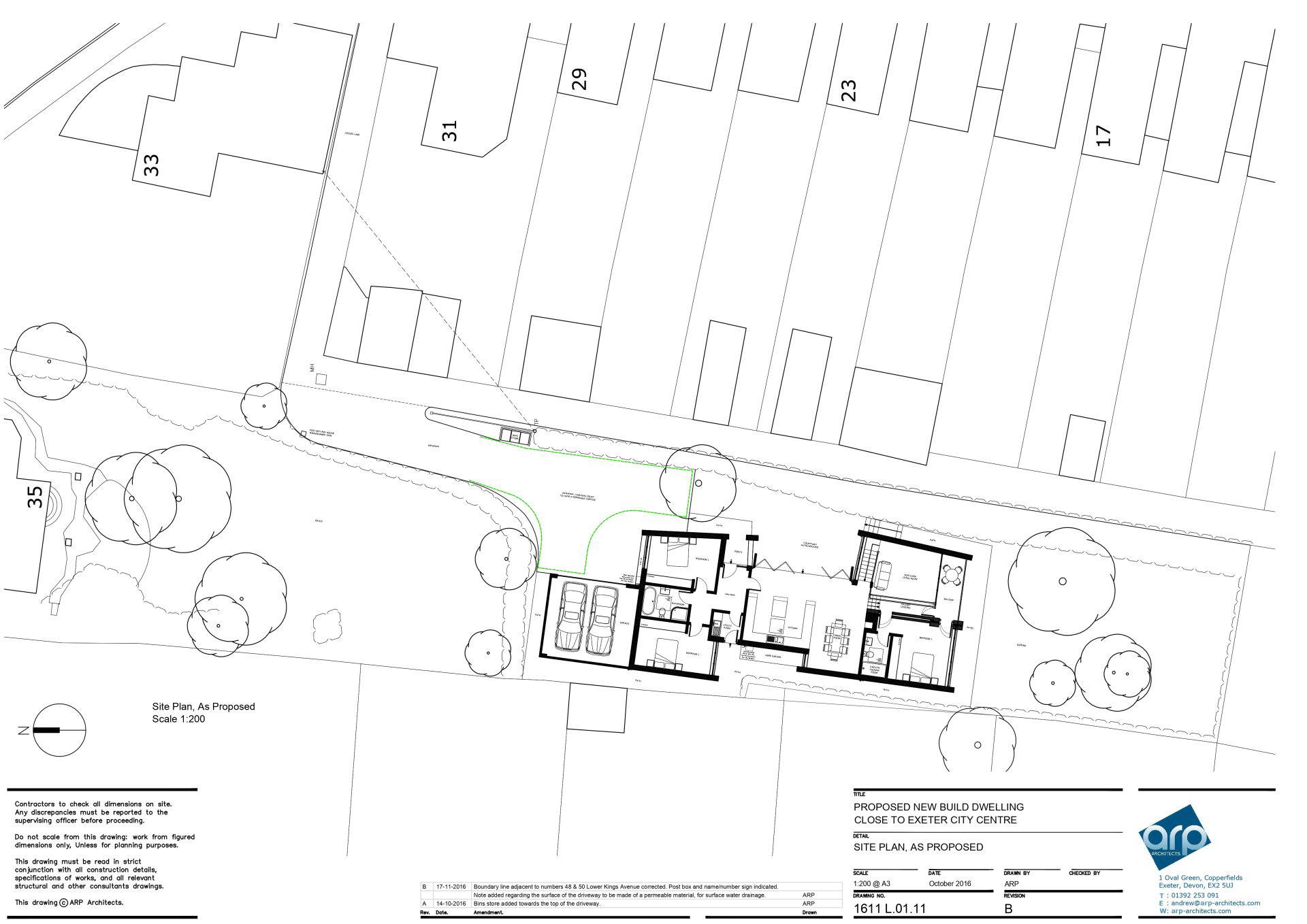Urban Infill New Build Project, Exeter | ARP Architects